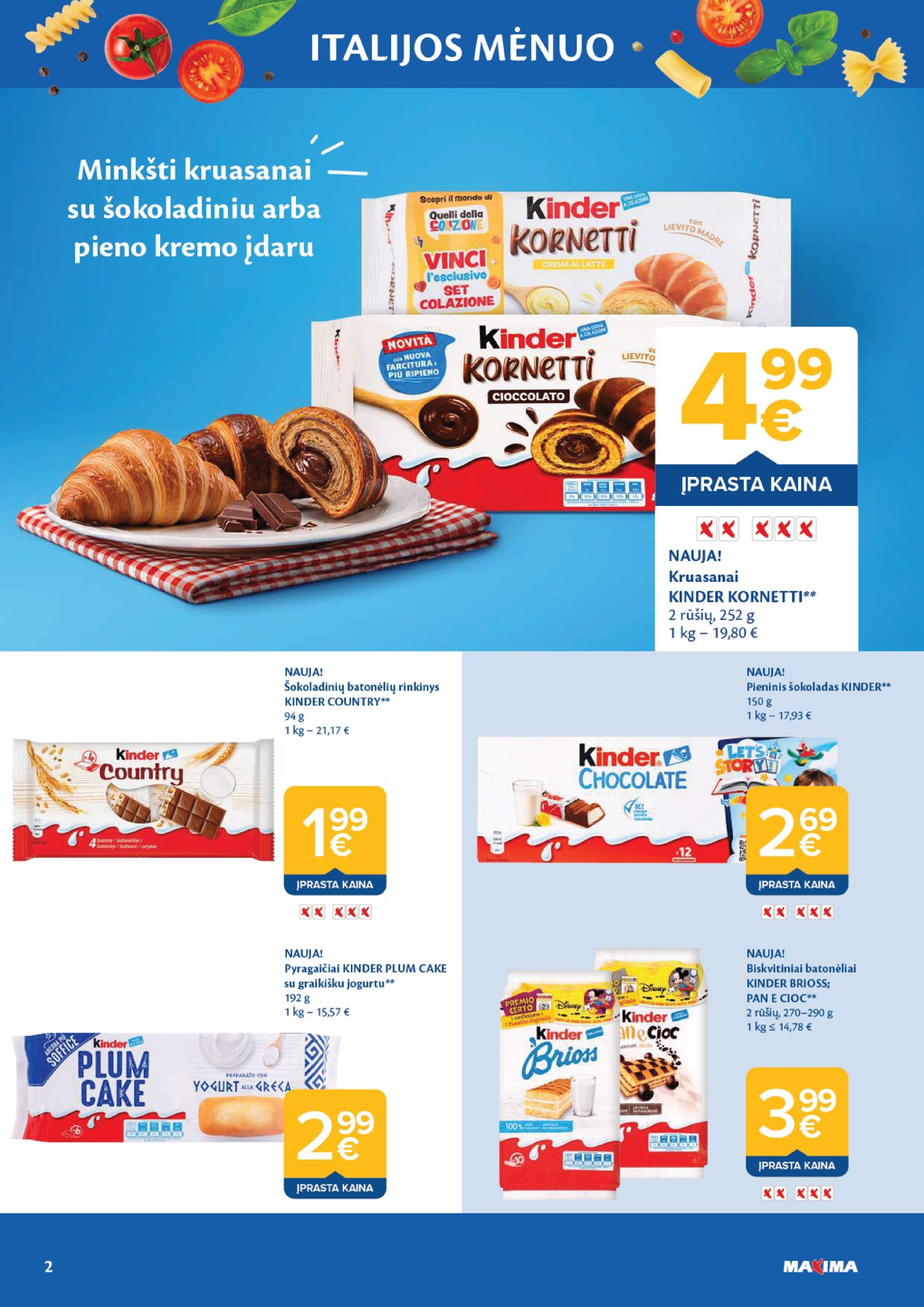ITALIJOS MĖNUO – 2 puslapis