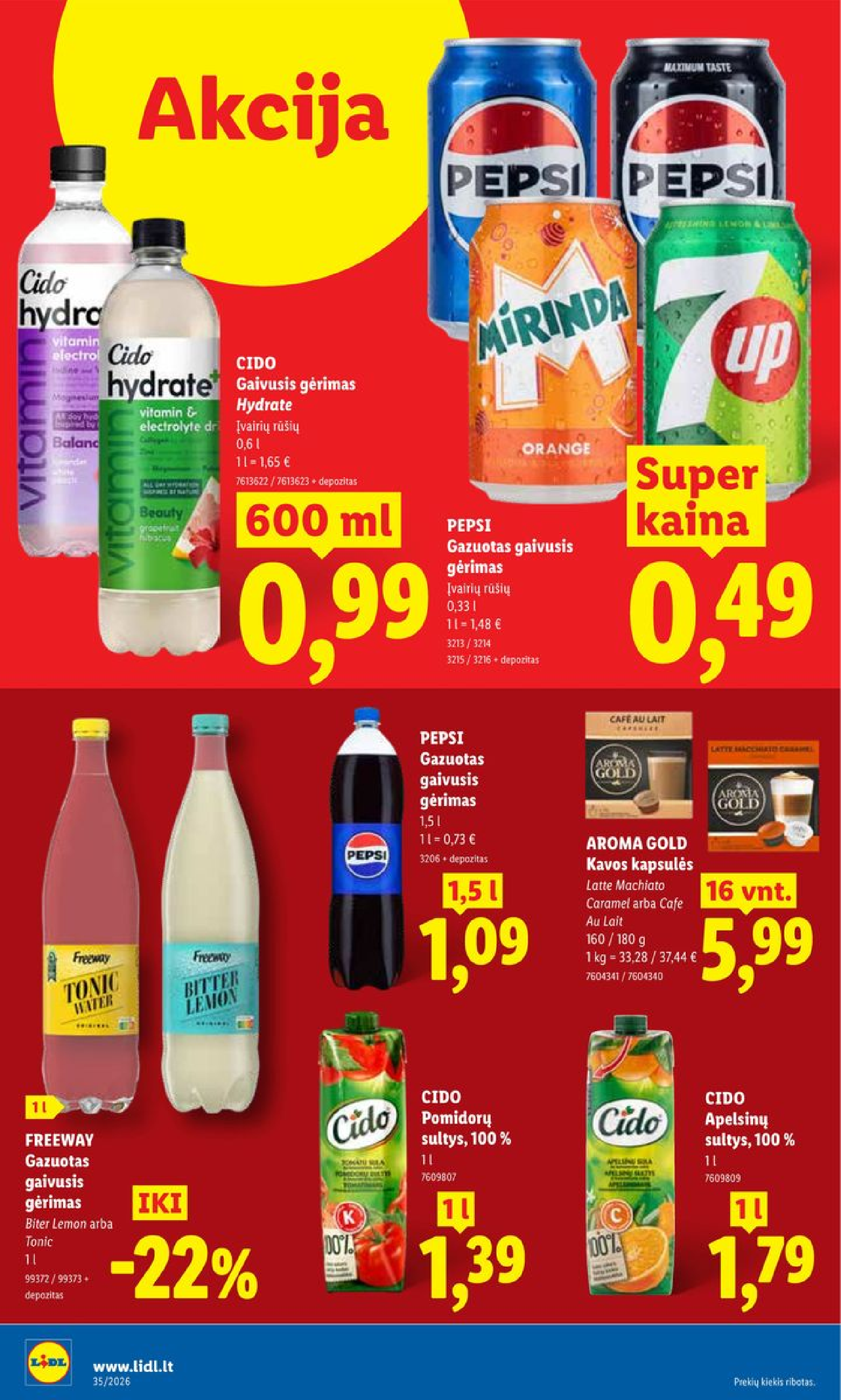 MAISTO PREKIŲ PASIŪLYMAI – 12 puslapis