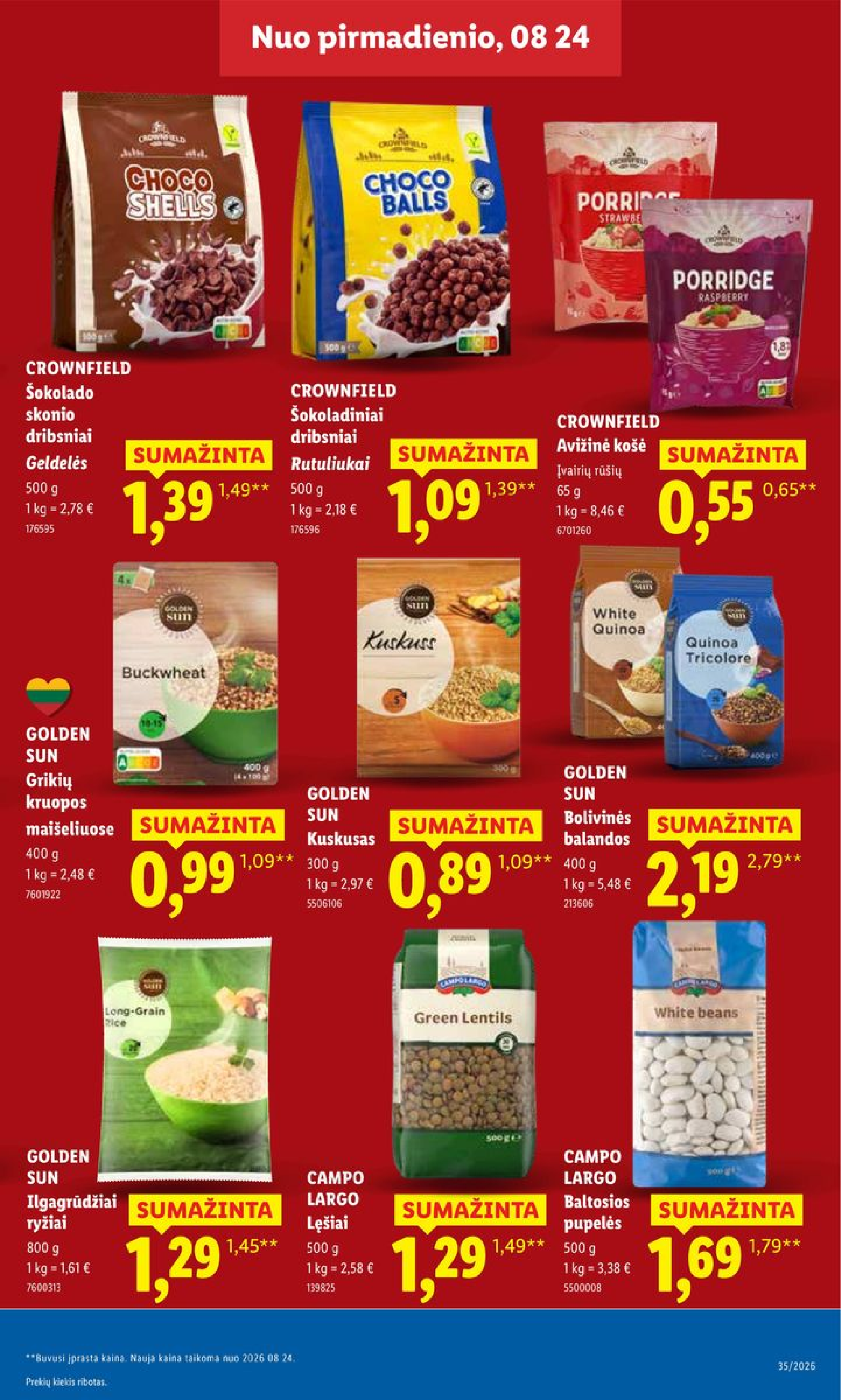 MAISTO PREKIŲ PASIŪLYMAI – 15 puslapis