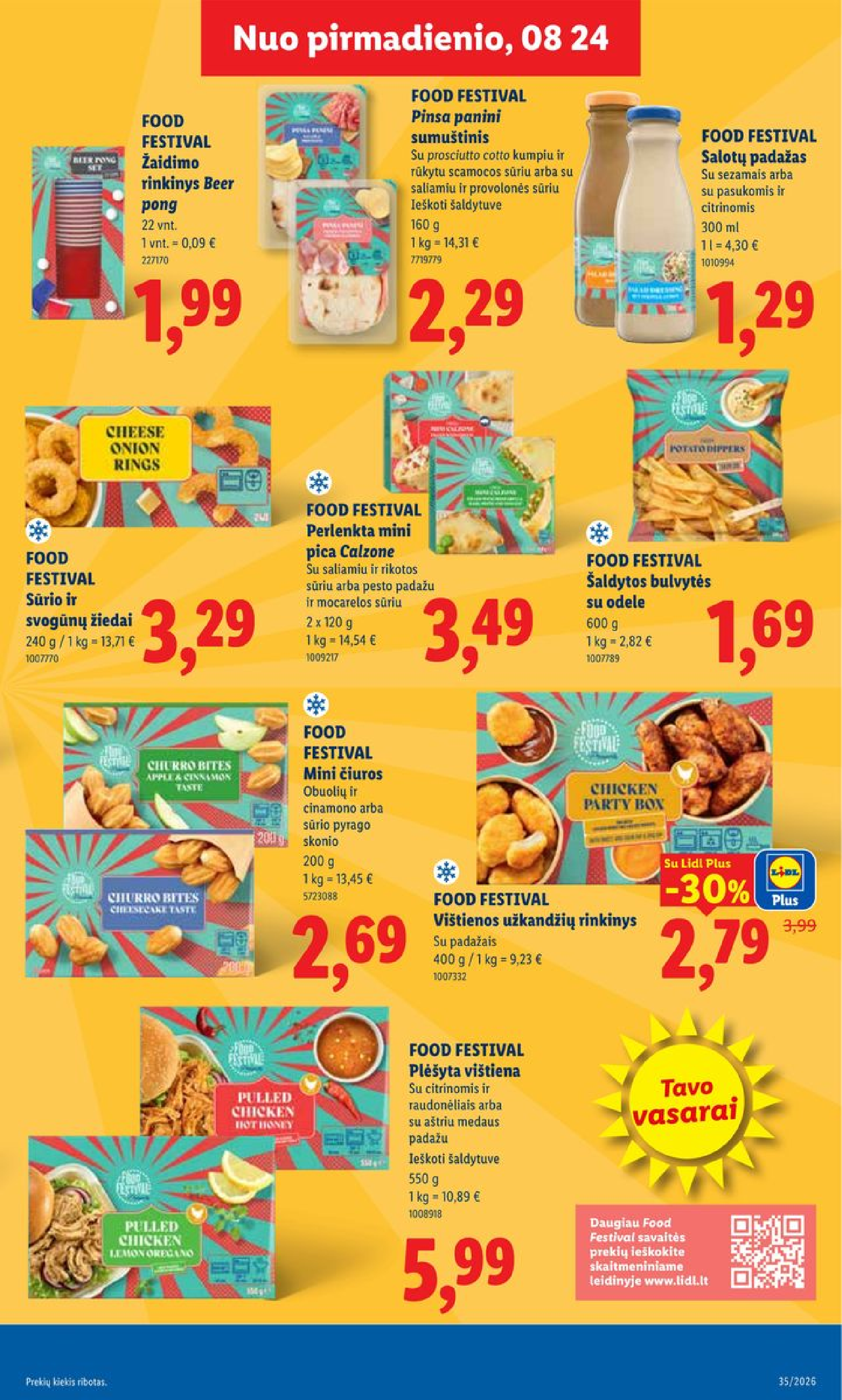 MAISTO PREKIŲ PASIŪLYMAI – 19 puslapis