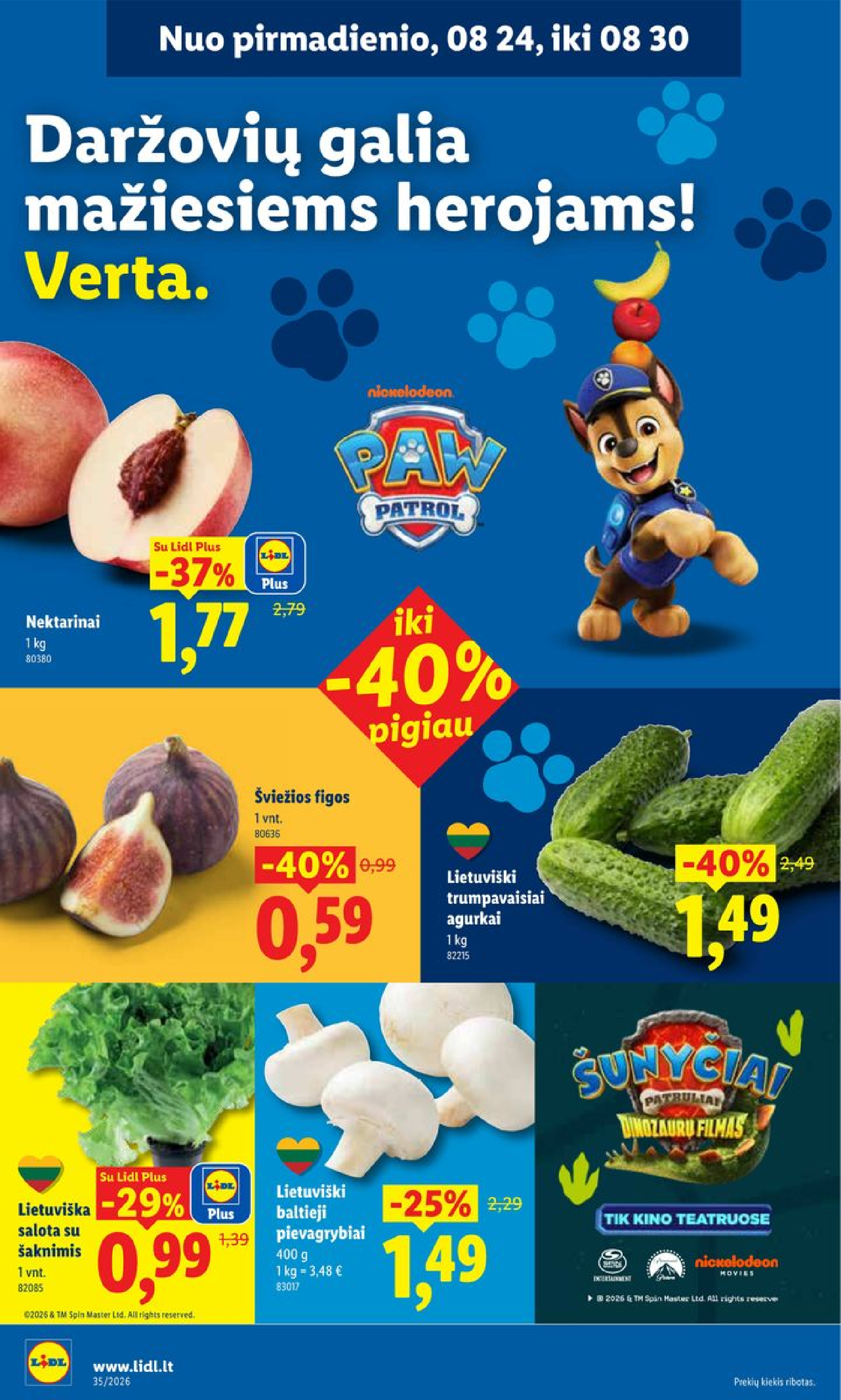 MAISTO PREKIŲ PASIŪLYMAI – 2 puslapis