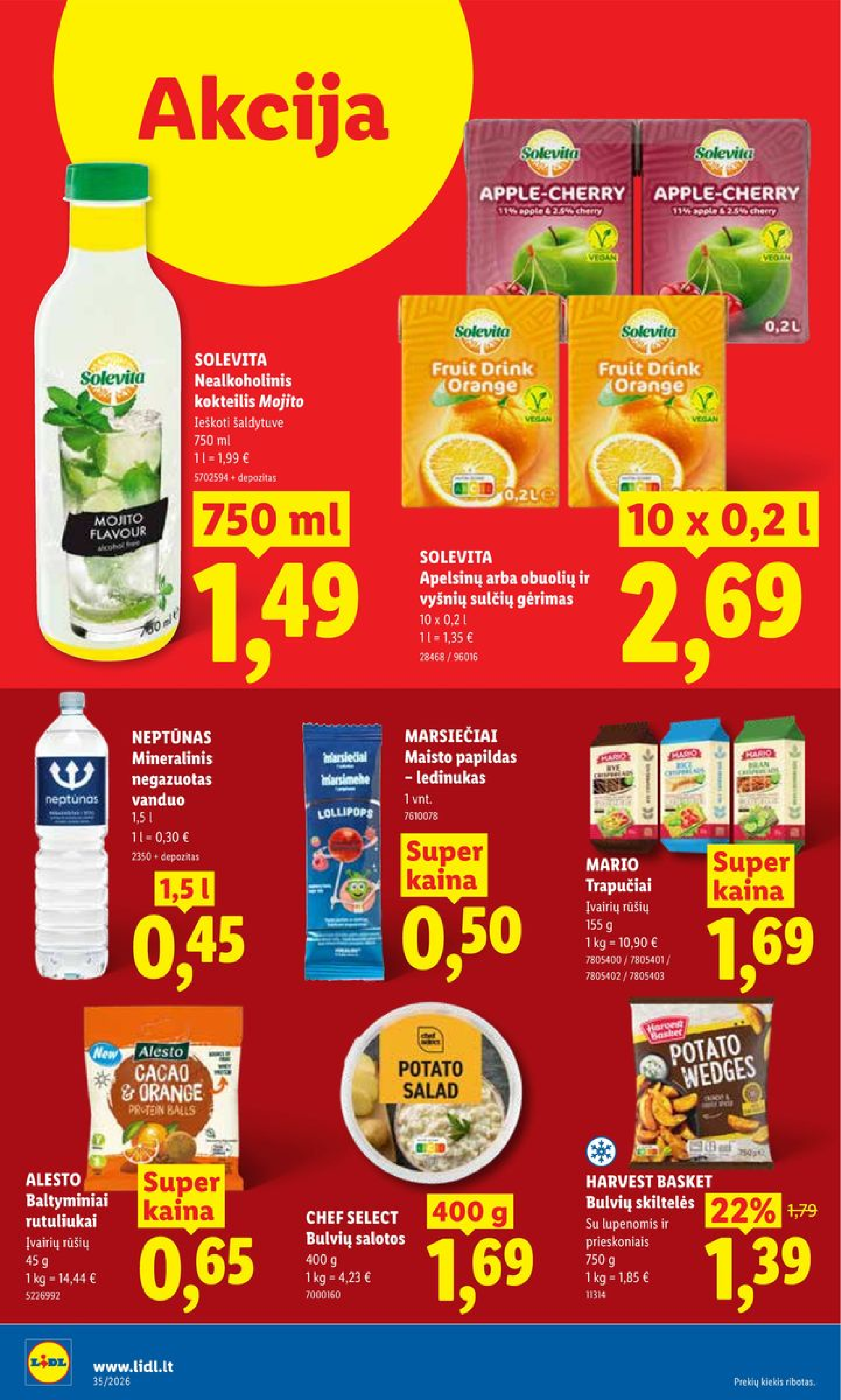 MAISTO PREKIŲ PASIŪLYMAI – 22 puslapis