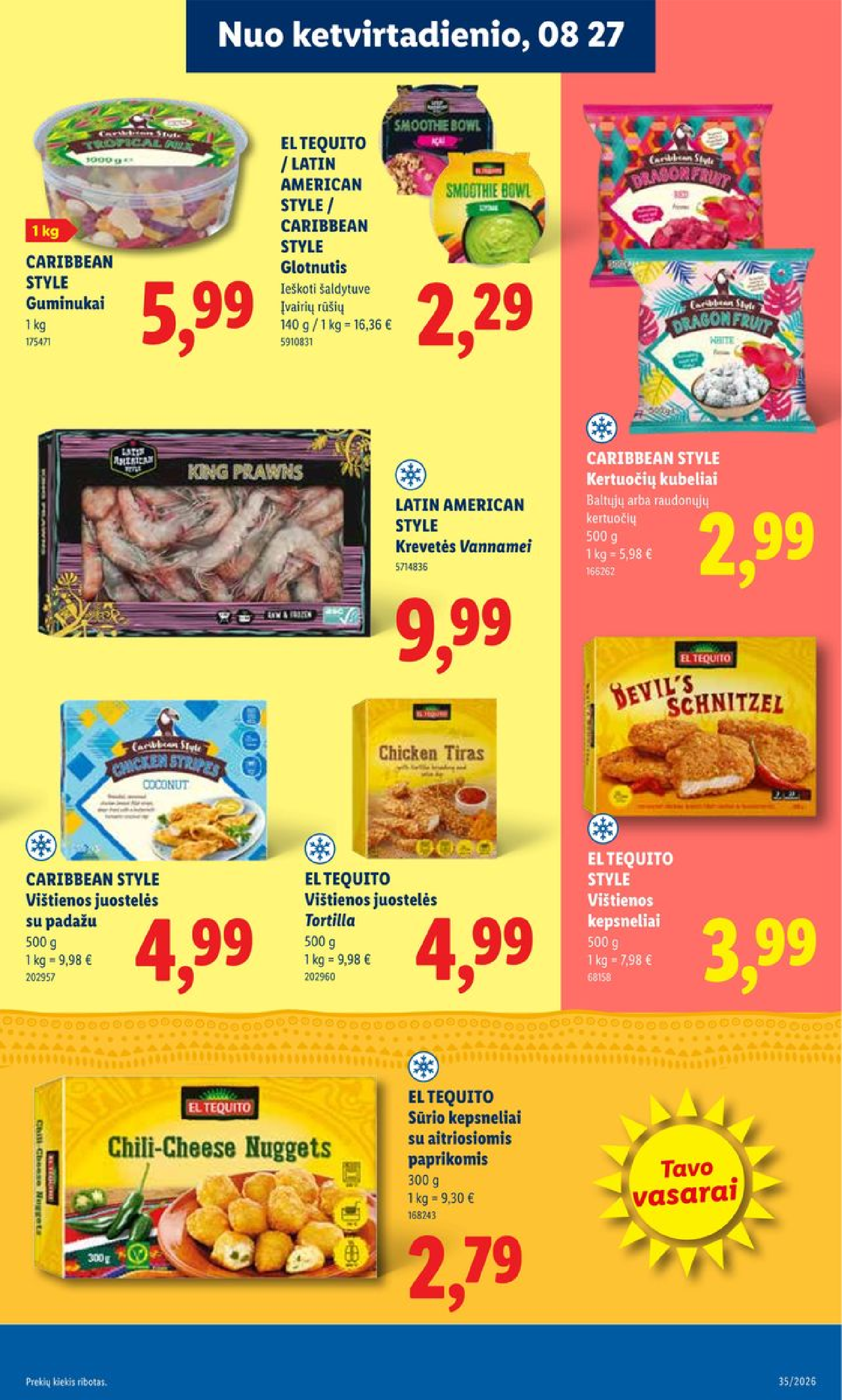 MAISTO PREKIŲ PASIŪLYMAI – 27 puslapis