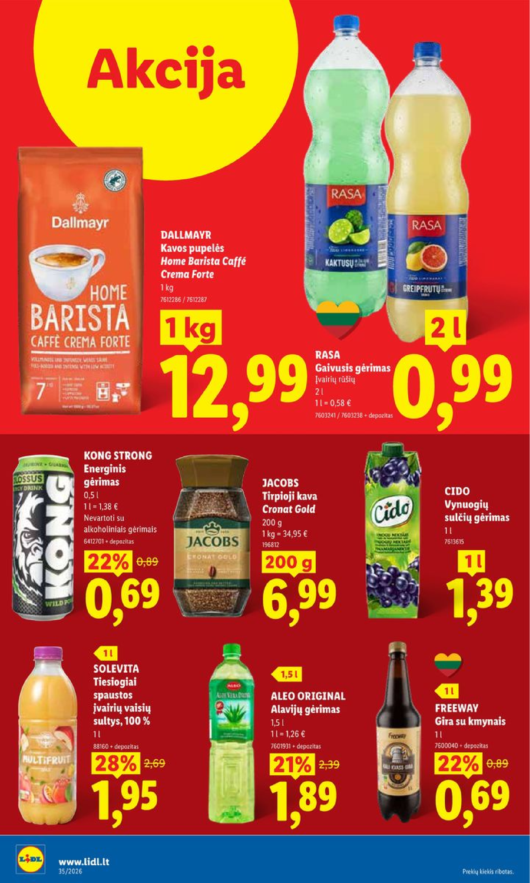 MAISTO PREKIŲ PASIŪLYMAI – 28 puslapis