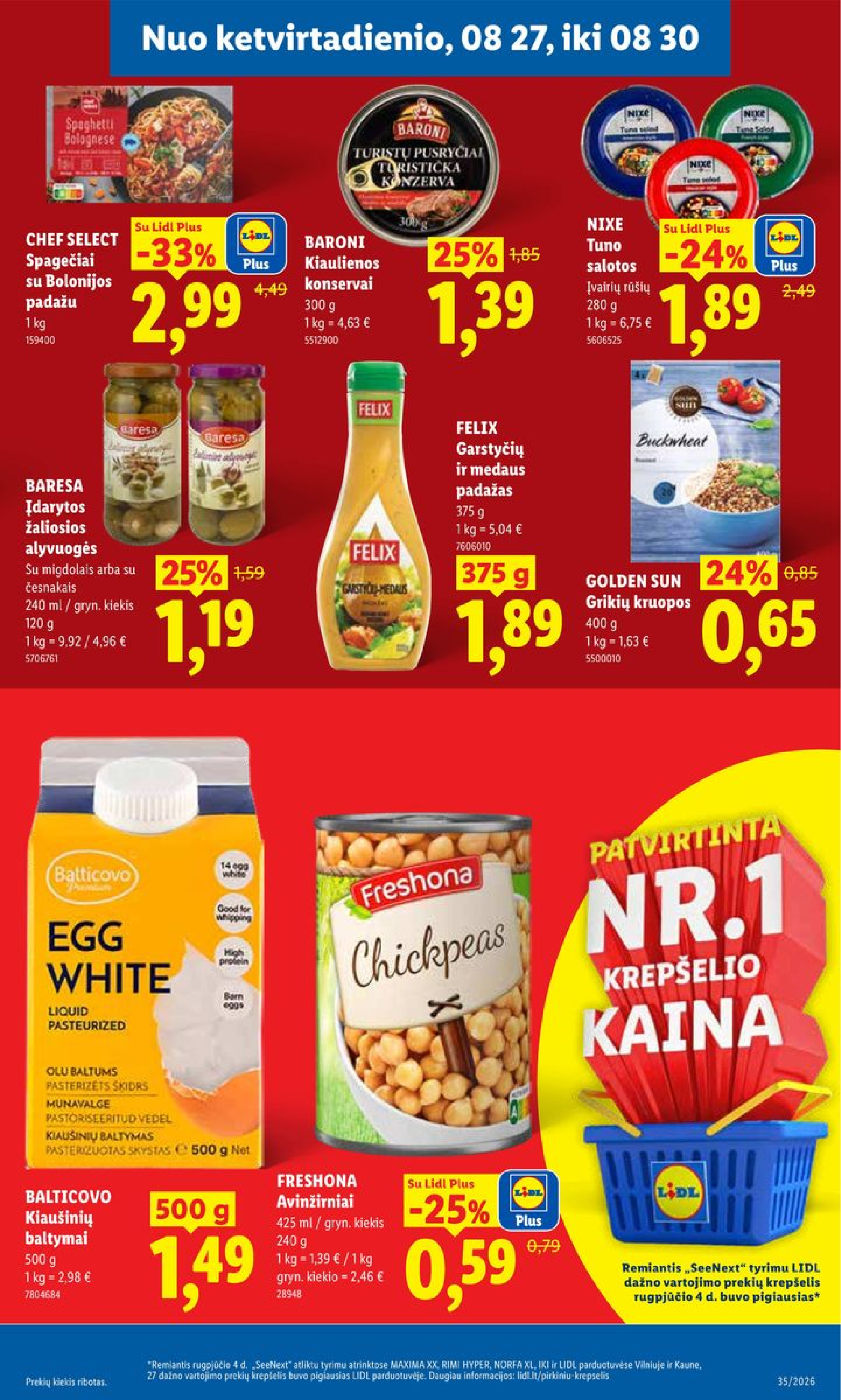 MAISTO PREKIŲ PASIŪLYMAI – 29 puslapis