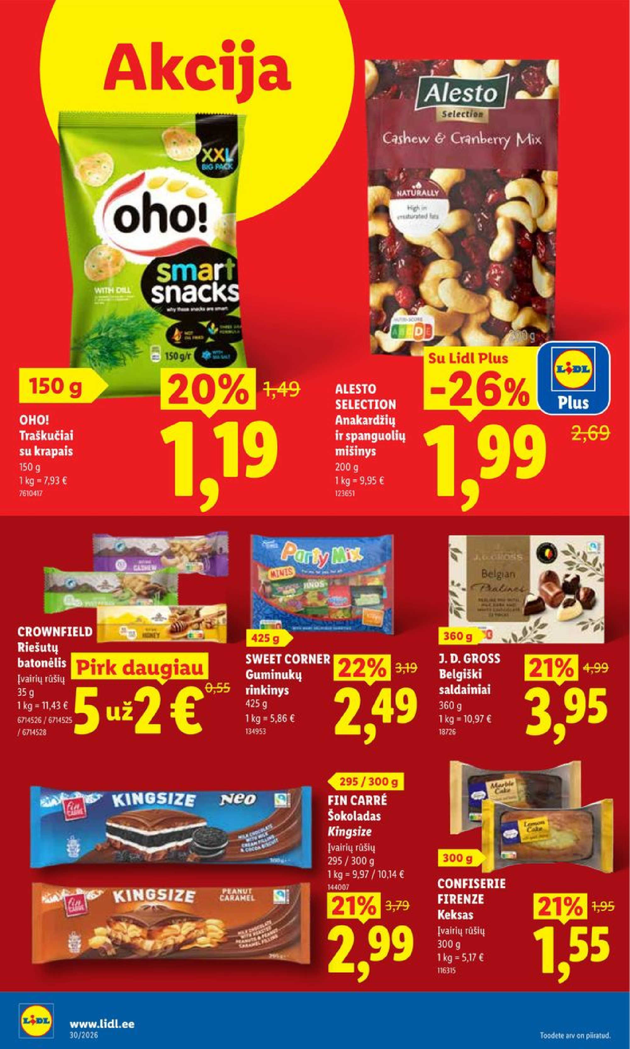 MAISTO PREKIŲ PASIŪLYMAI – 32 puslapis