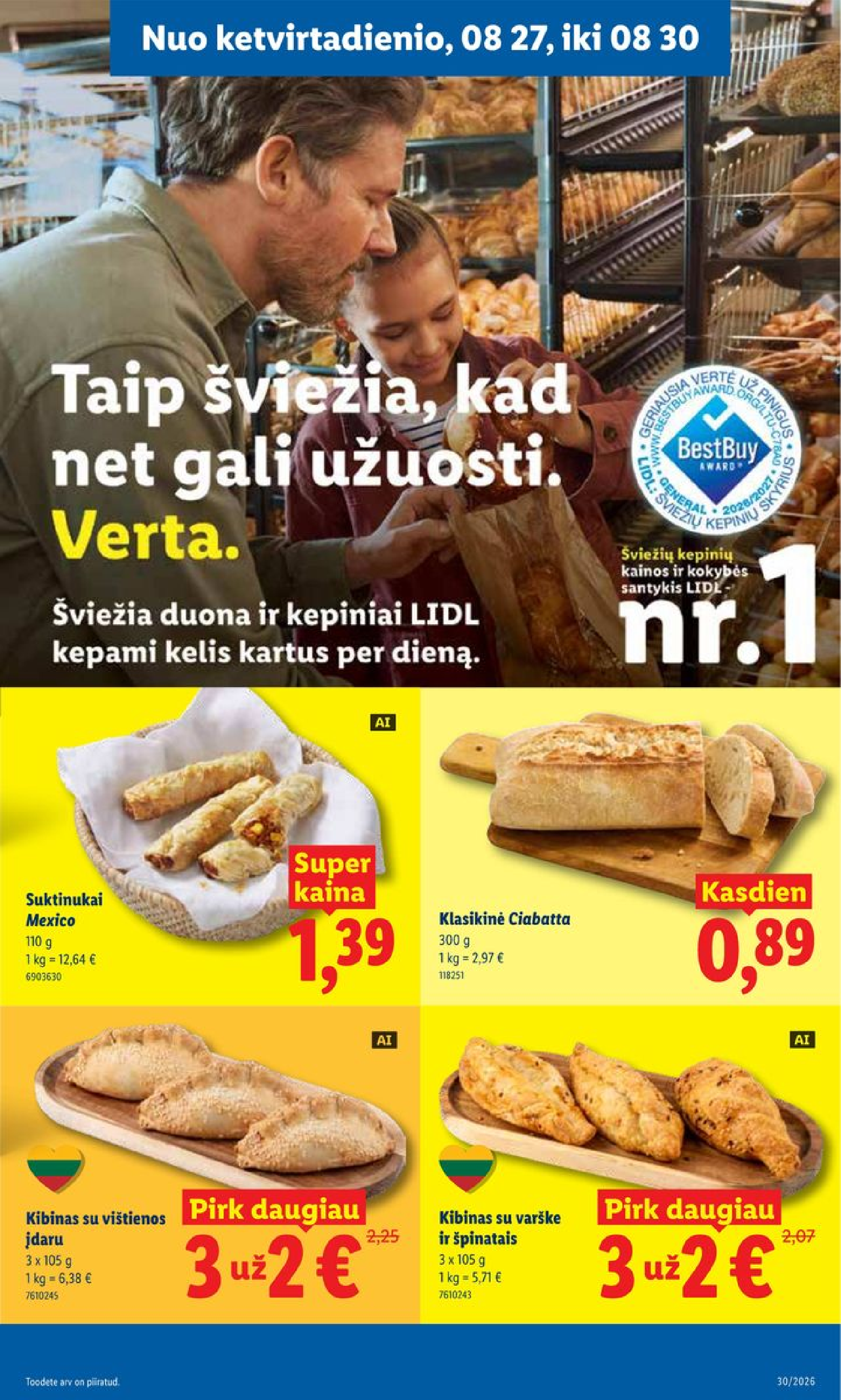 MAISTO PREKIŲ PASIŪLYMAI – 33 puslapis