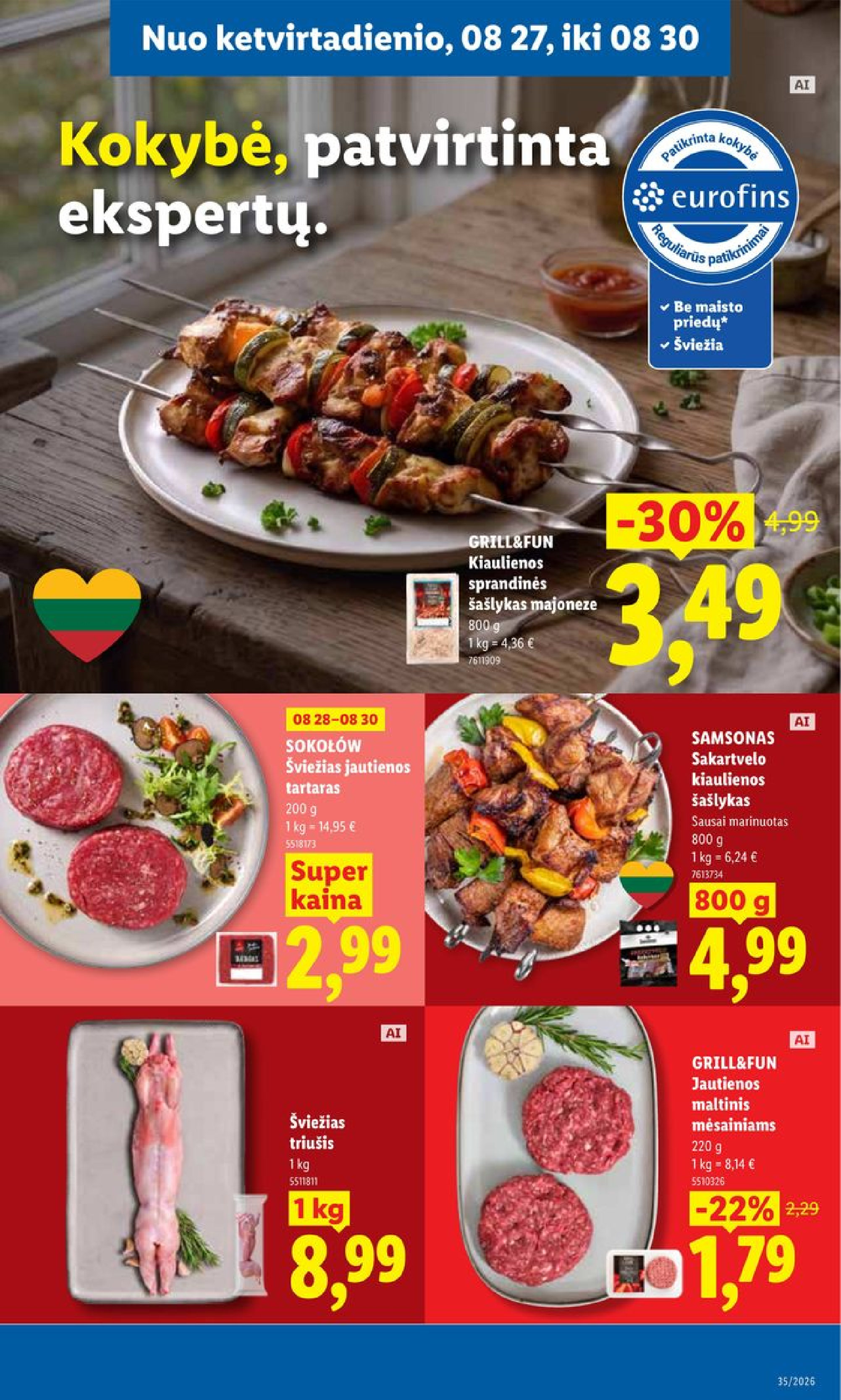 MAISTO PREKIŲ PASIŪLYMAI – 37 puslapis