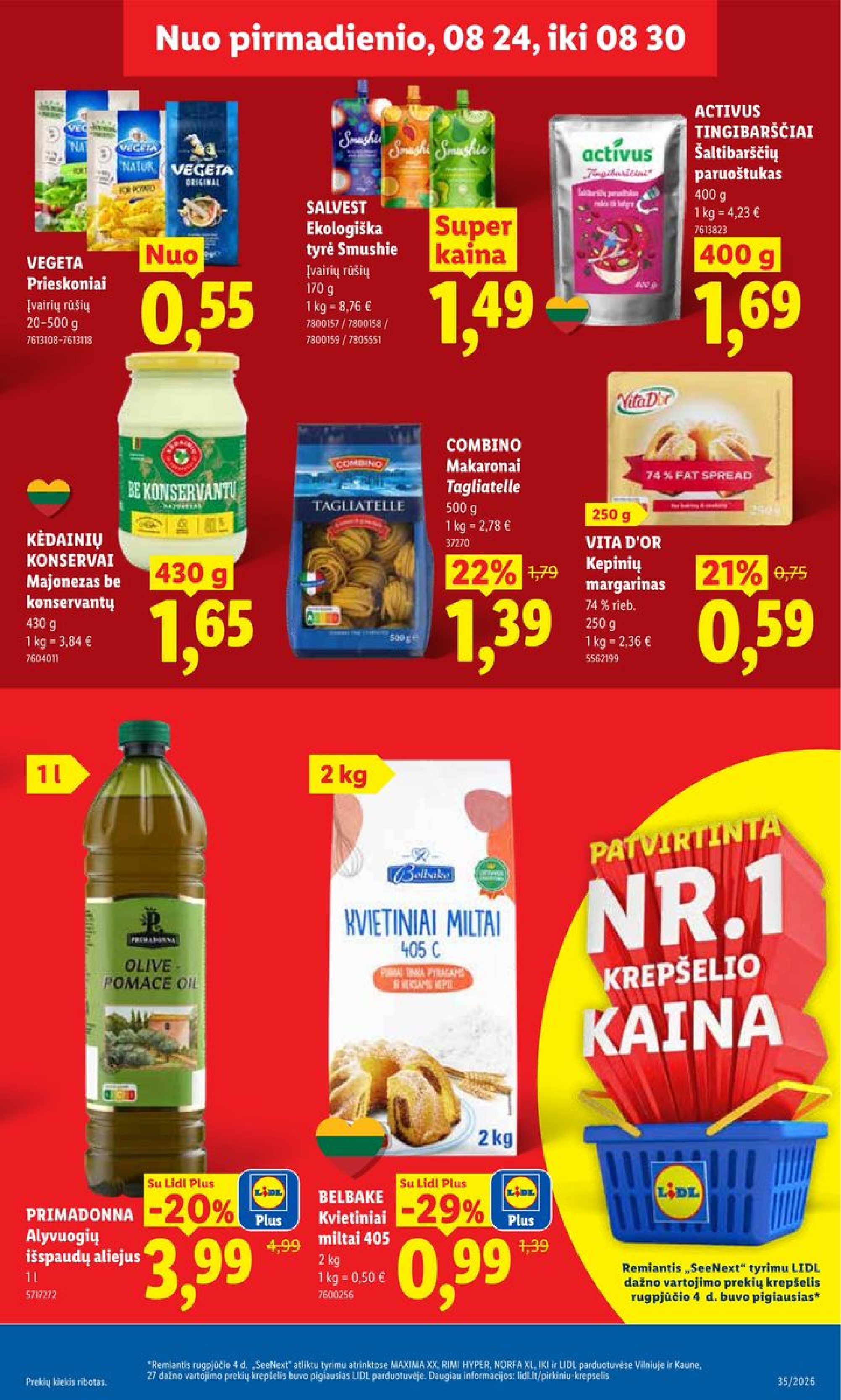 MAISTO PREKIŲ PASIŪLYMAI – 9 puslapis