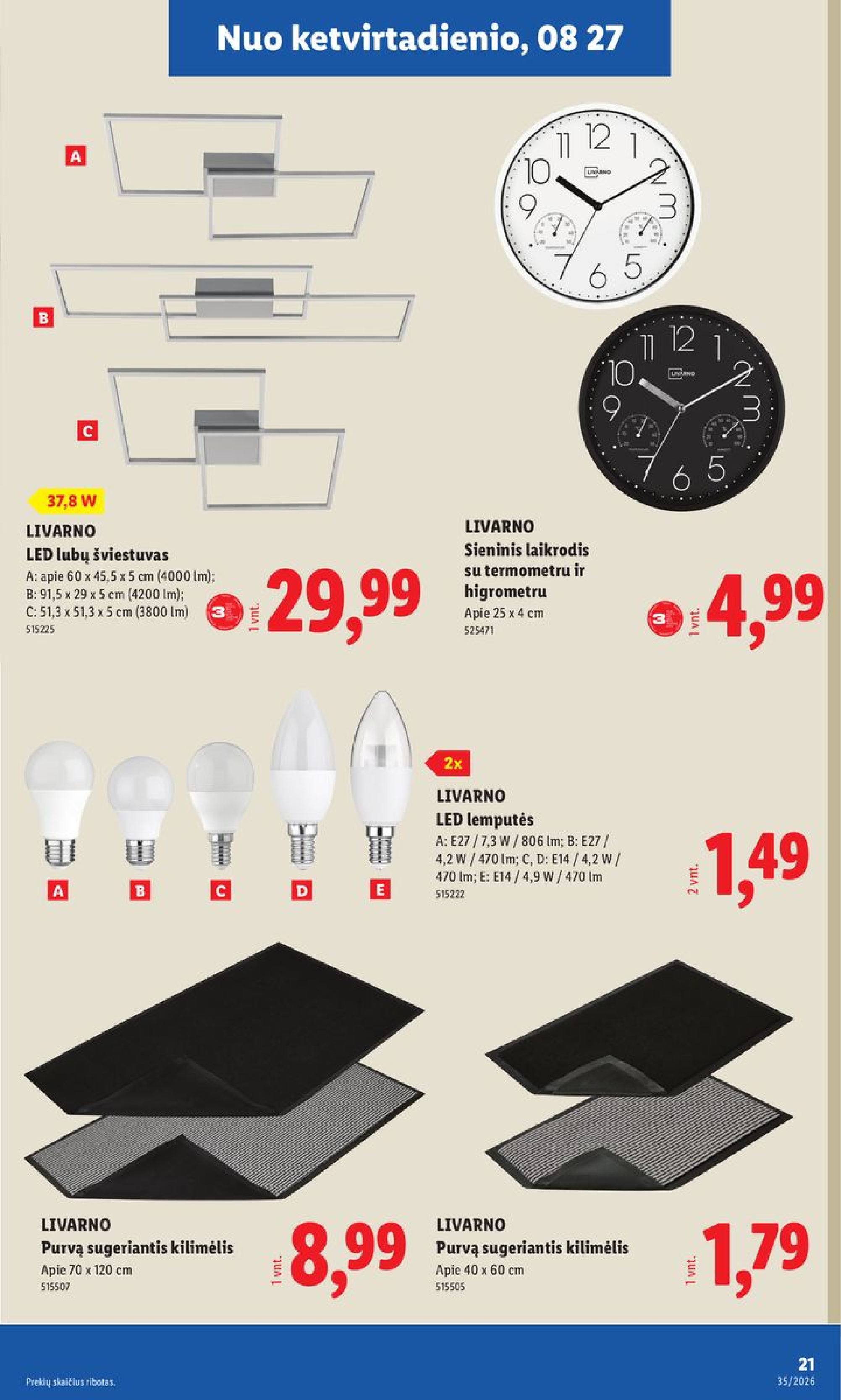 NE MAISTO PREKIŲ PASIŪLYMAI – 21 puslapis