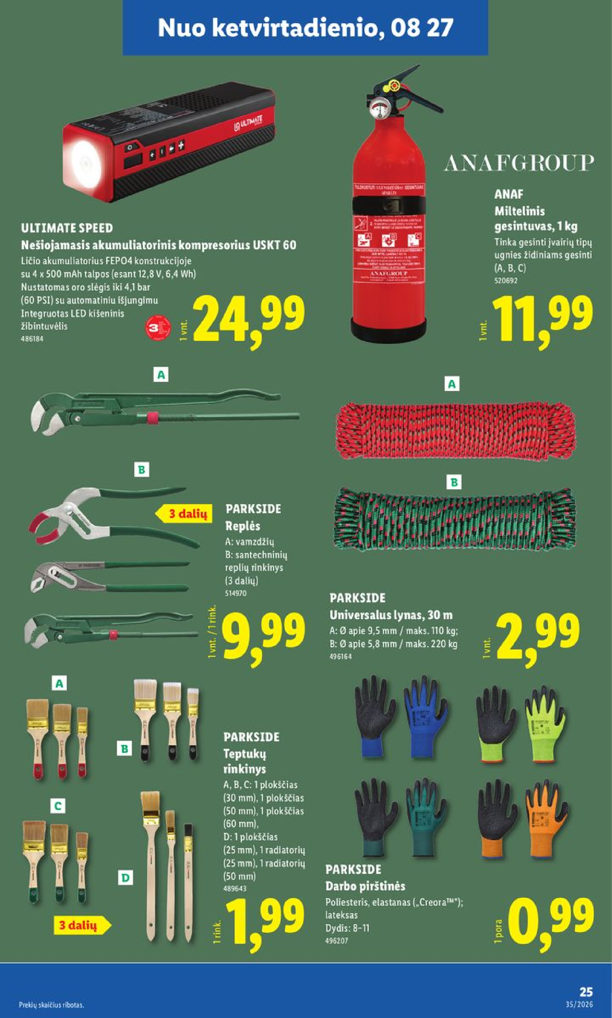 NE MAISTO PREKIŲ PASIŪLYMAI – 25 puslapis