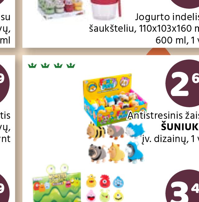 Antistresinis žaislas ŠUNIUKAS, 1 vnt