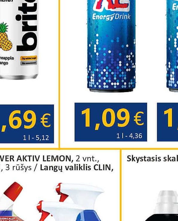 Energinis gėrimas XL ENERGY DRINK, 0.25 l
