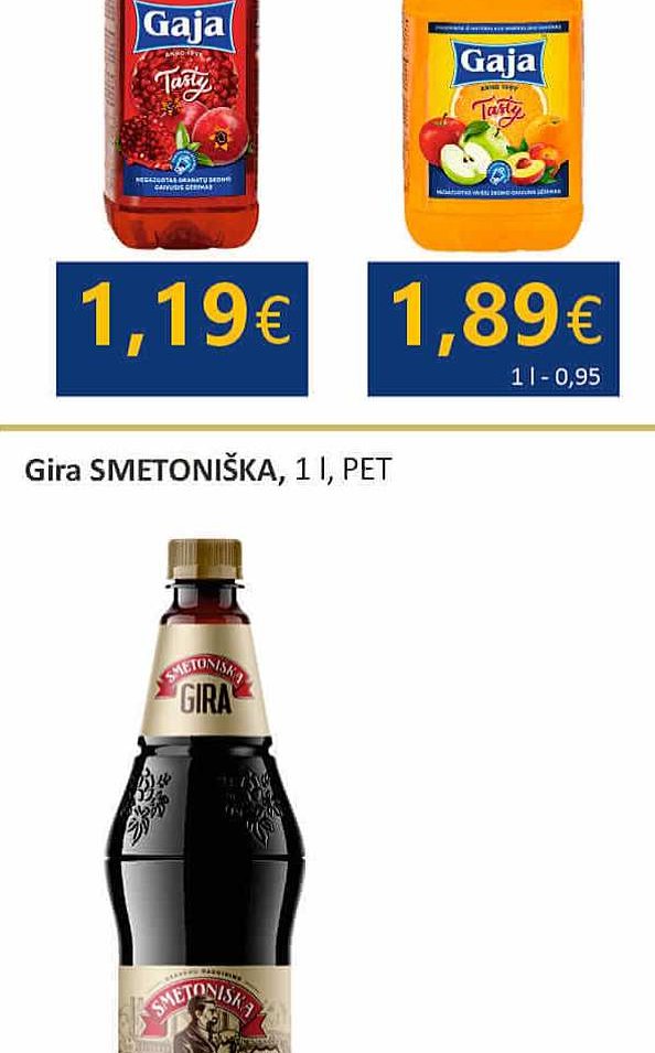 Gira SMETONIŠKA, 1 l