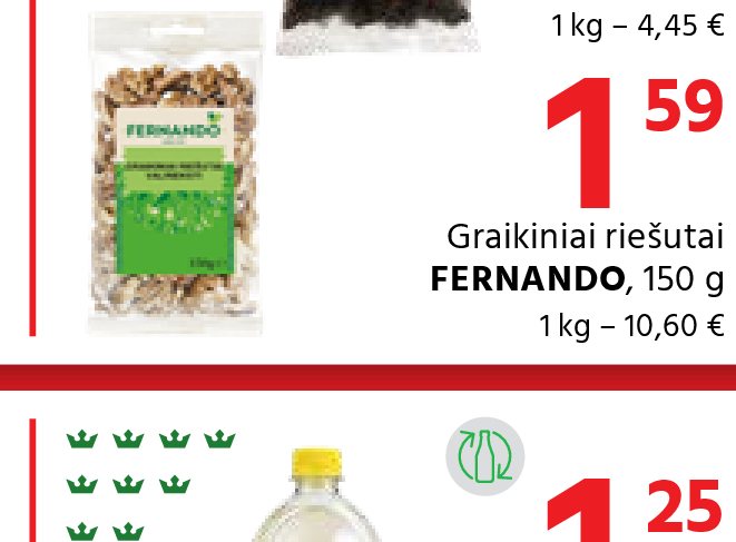 Graikiniai riešutai FERNANDO, 150 g