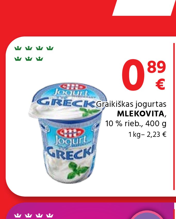 Graikiškas jogurtas MLEKOVITA, 400 g