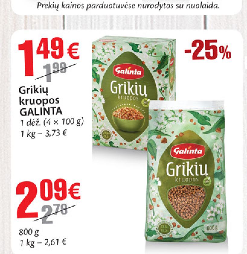 Grikių kruopos, 800 g