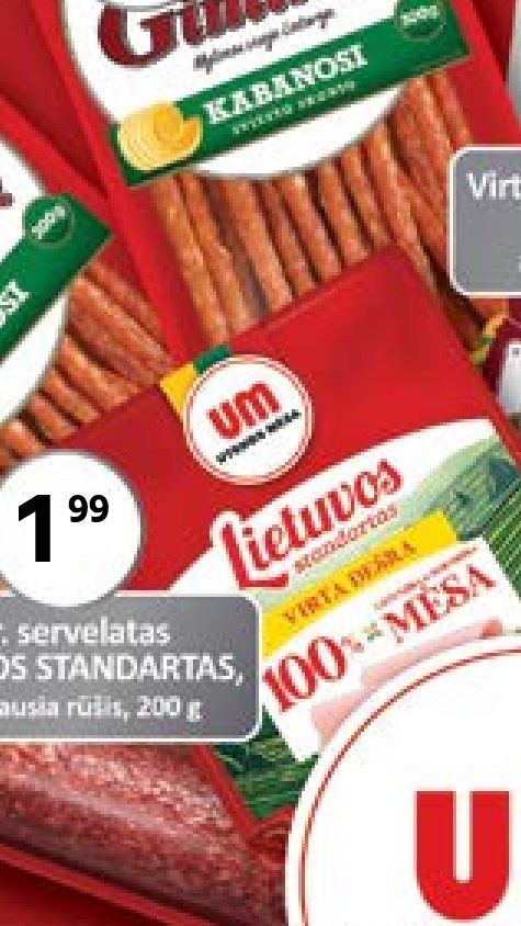 K. r. servelatas LIETUVOS STANDARTAS, 200 g