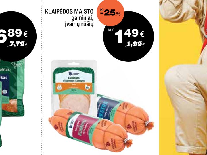 KLAIPĖDOS MAISTO gaminiai