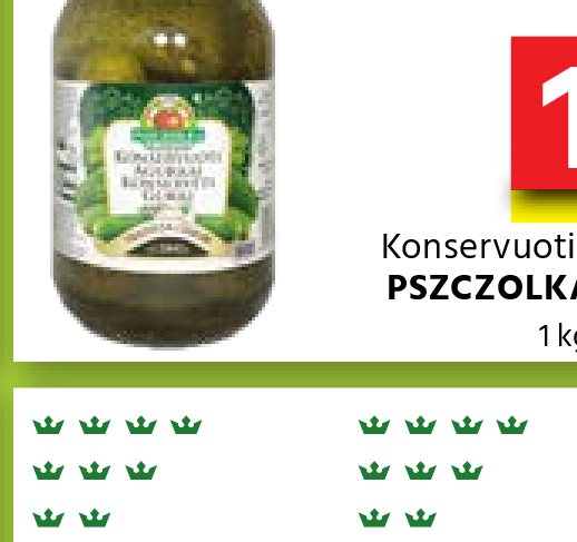 Konservuoti agurkai PSZCZOLKA, 860 g