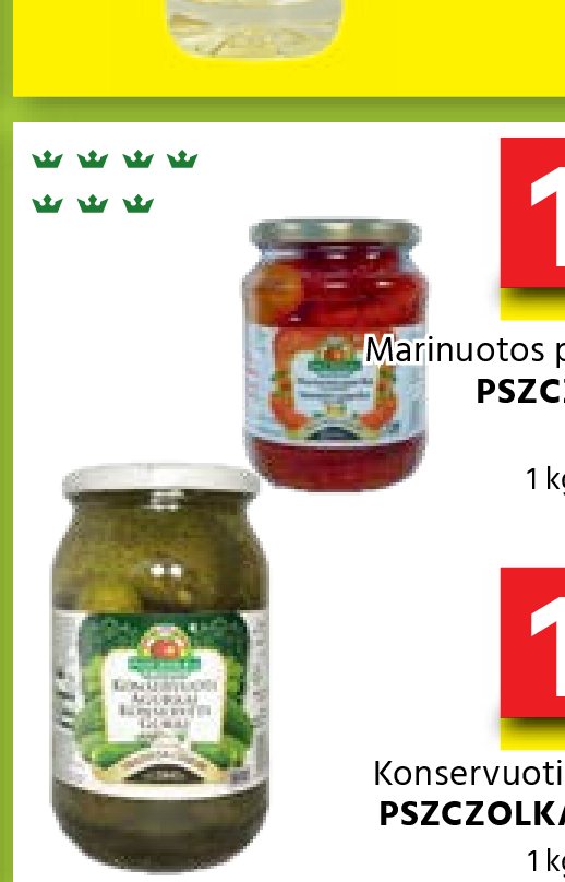 Marinuotos paprikos PSZCZOLKA, 660 g