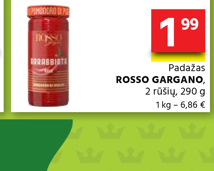 Padažas ROSSO GARGANO, 290 g