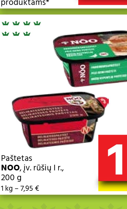 Paštetas NOO, 200 g