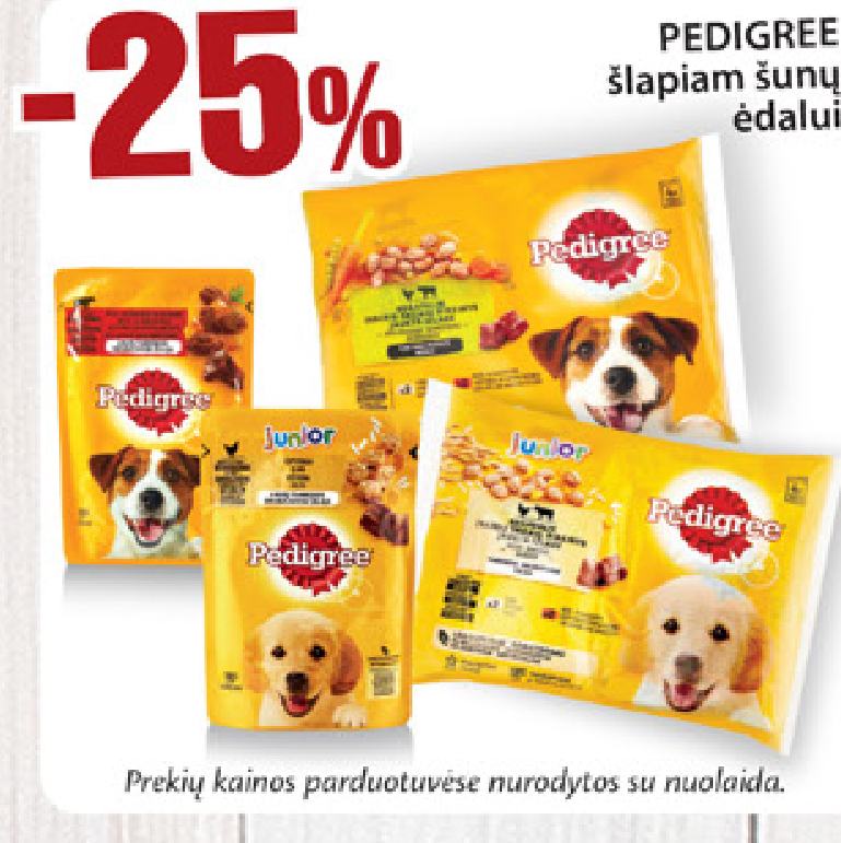 PEDIGREE šlapiam šunų ėdalui