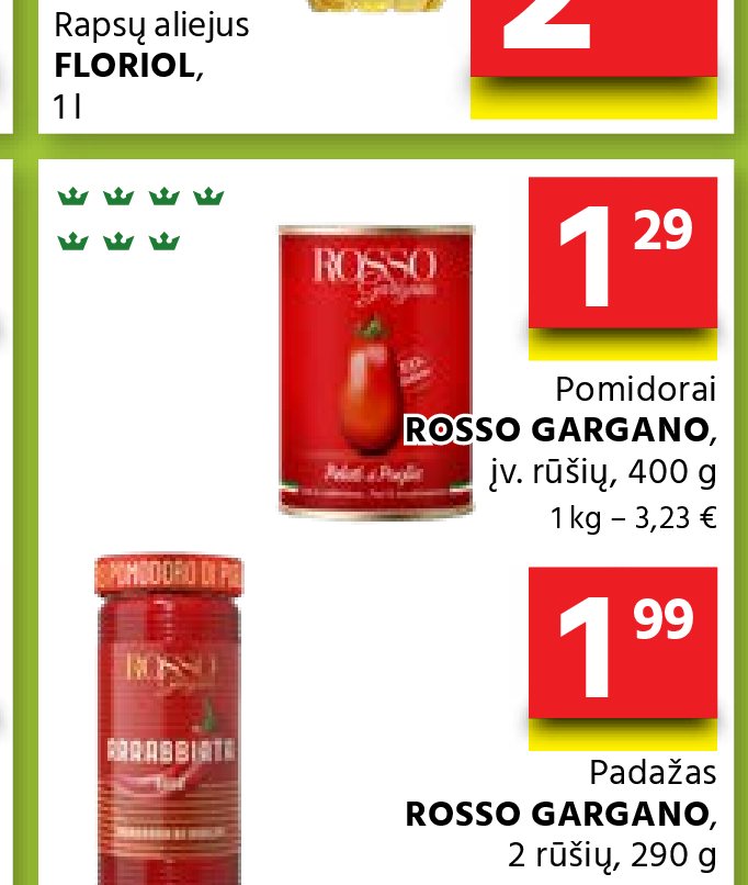 Pomidorai ROSSO GARGANO, 400 g