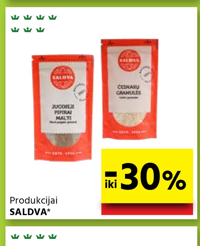 Produkcijai SALDVA