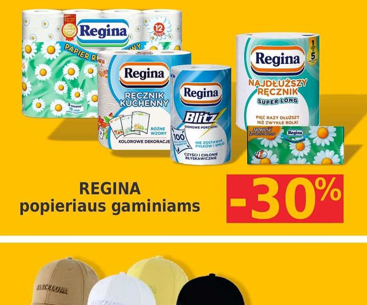 REGINA popieriaus gaminiams