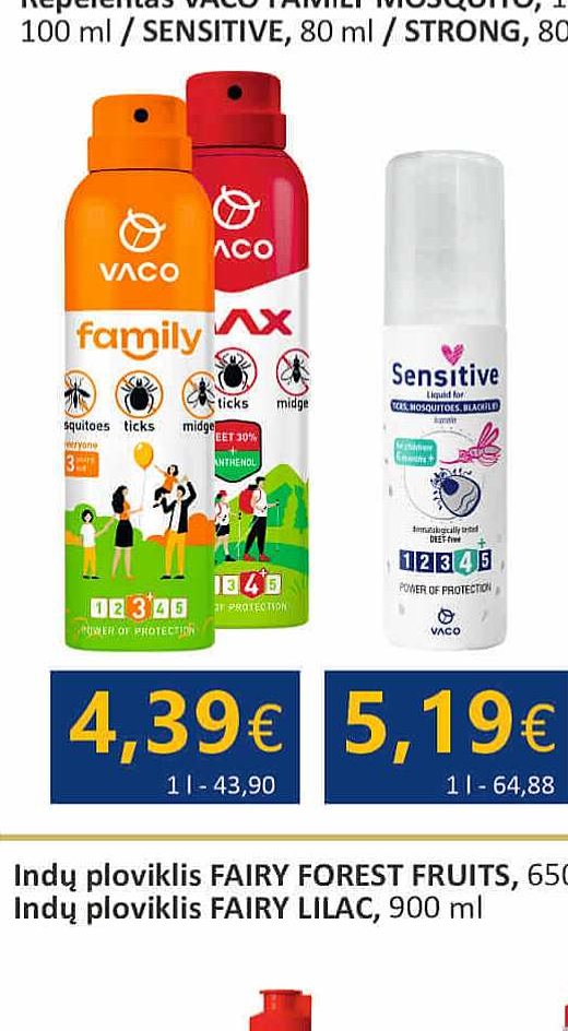 Repelentas VACO FAMILY MOSQUITO, 100 ml
