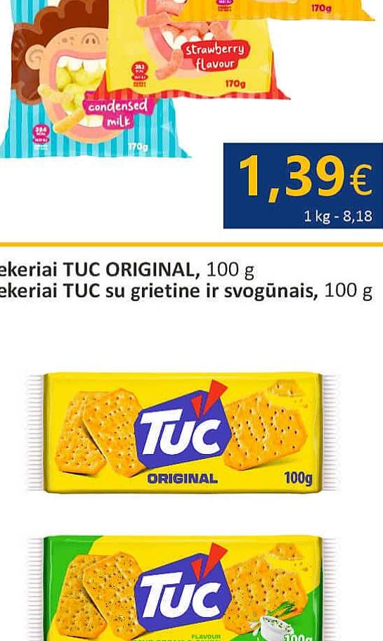Saldžios / braškių / su saldintu sutirštintu pienu kukurūzų lazdelės OHO, 170 g