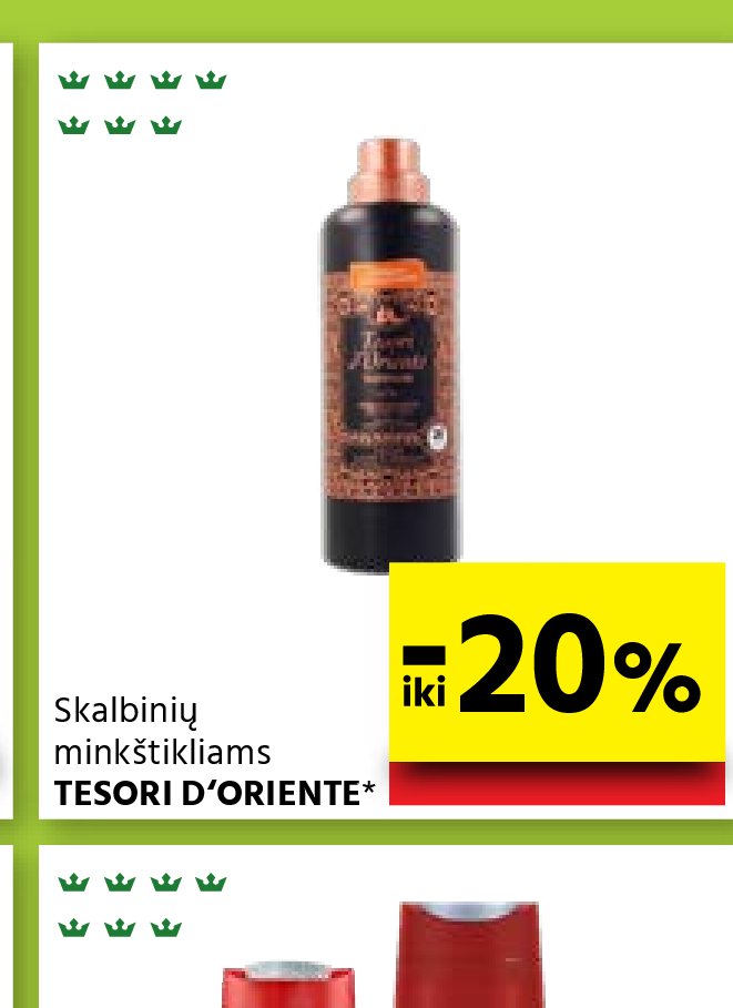 Skalbinių minkštikliams TESORI D'ORIENTE