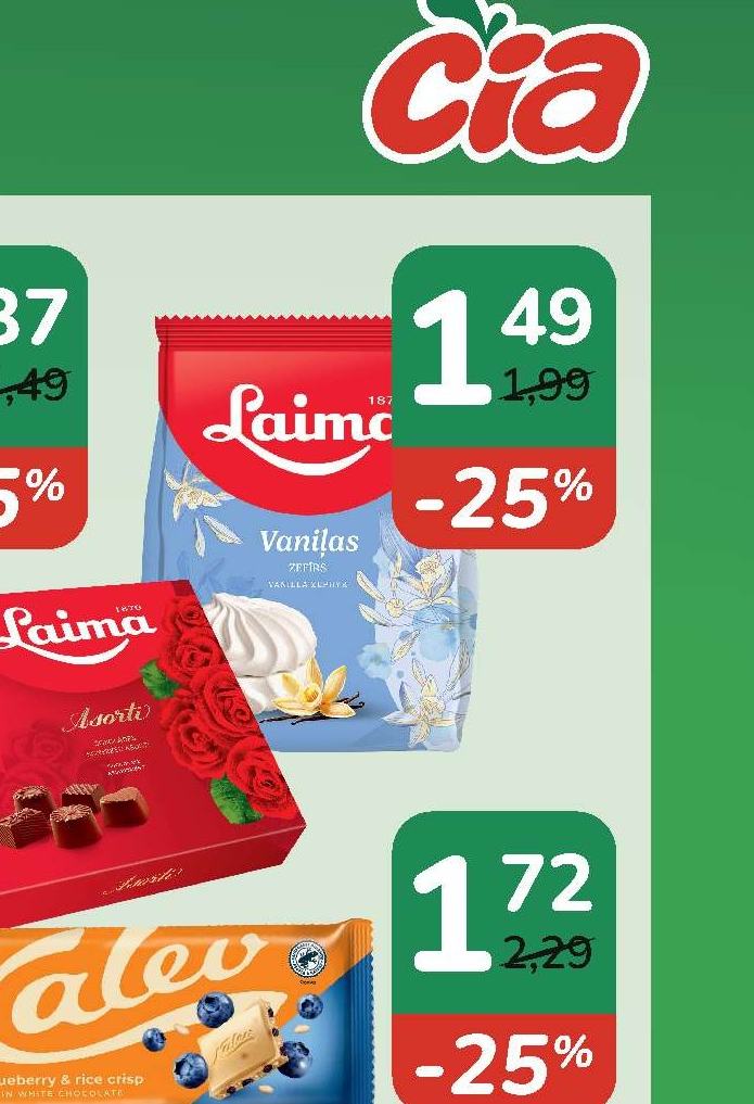 Vaniliniai zefyrai LAIMA, 175 g