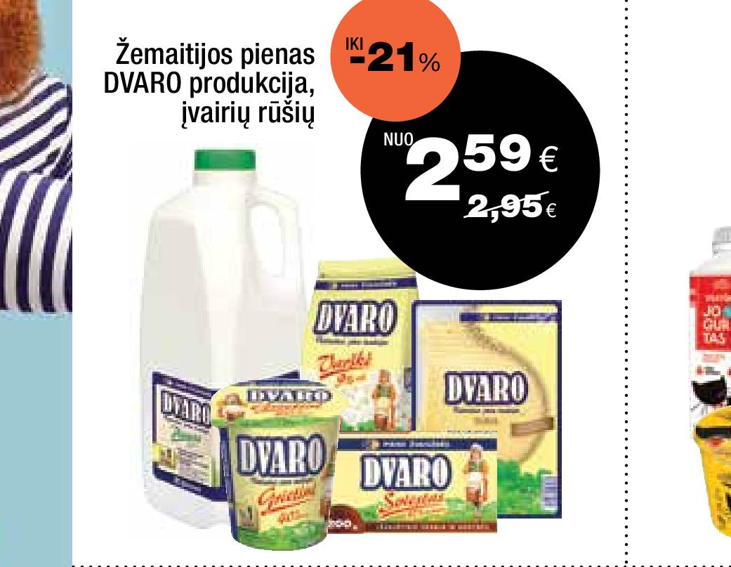 Žemaitijos pienas DVARO produkcija