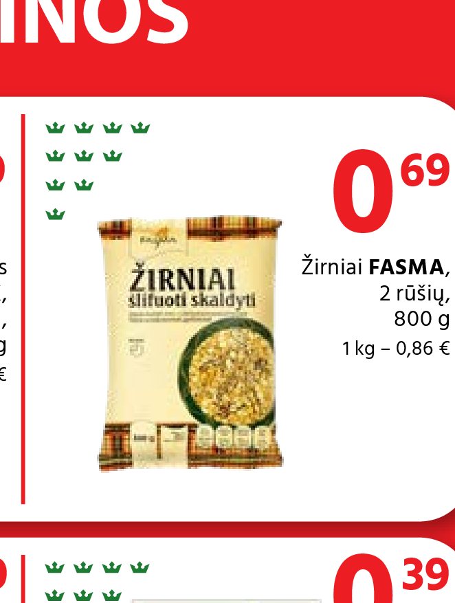Žirniai FASMA, 800 g